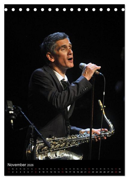 Produktbild: Jazz Momente - Kalender 2026 - (Tischkalender 2026 DIN A5 hoch), CALVENDO Monatskalender