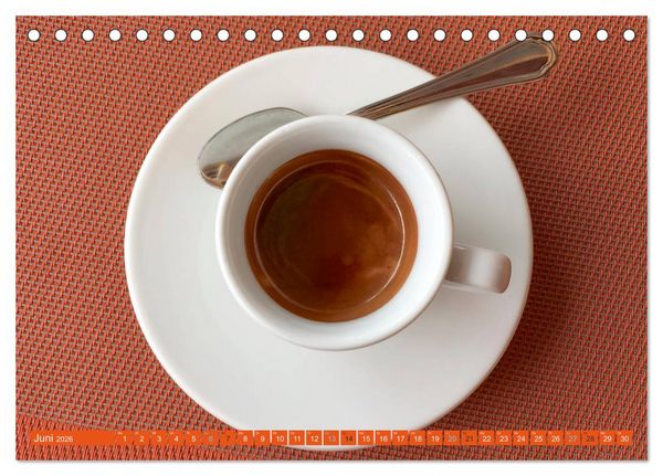 Produktbild: Kaffee (Tischkalender 2026 DIN A5 quer), CALVENDO Monatskalender