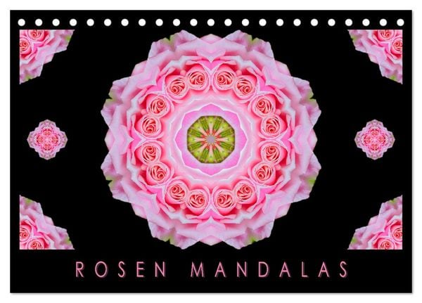 Produktbild: ROSEN MANDALAS (Tischkalender 2027 DIN A5 quer), CALVENDO Monatskalender