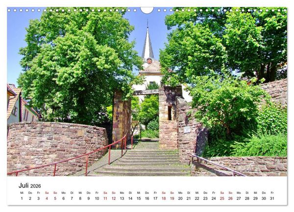 Produktbild: Wiesloch - Spaziergang durch die Altstadt (Wandkalender 2026 DIN A3 quer), CALVENDO Monatskalender