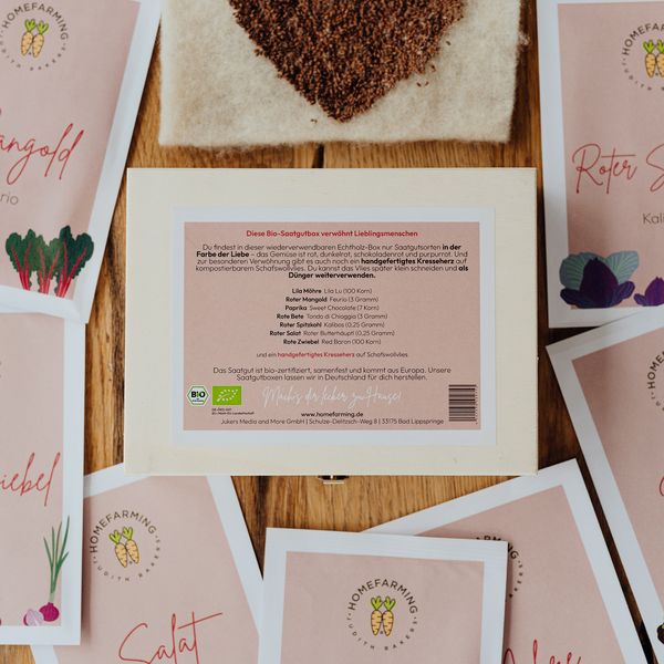 Produktbild: Bio-Saatgutbox Lieblingsmensch