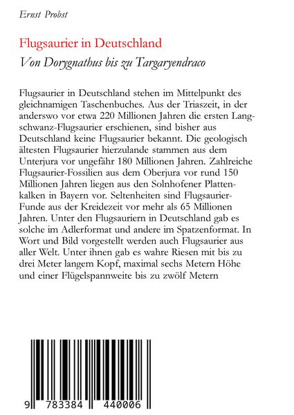Produktbild: Flugsaurier in Deutschland