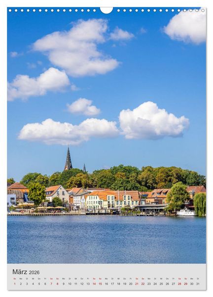 Produktbild: An den gro&szlig;en Seen der Mecklenburgischen Seenplatte (Wandkalender 2026 DIN A3 hoch), CALVENDO Monatskalender