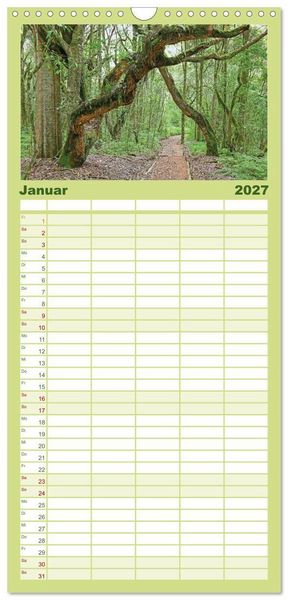 Produktbild: Familienplaner 2027 - Entdeckungen am Kilimandscharo mit 5 Spalten (Wandkalender, 21 x 45 cm) CALVENDO