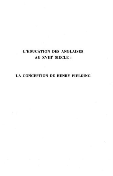 Produktbild: L'education des Anglaises Au Xviiie Siecle