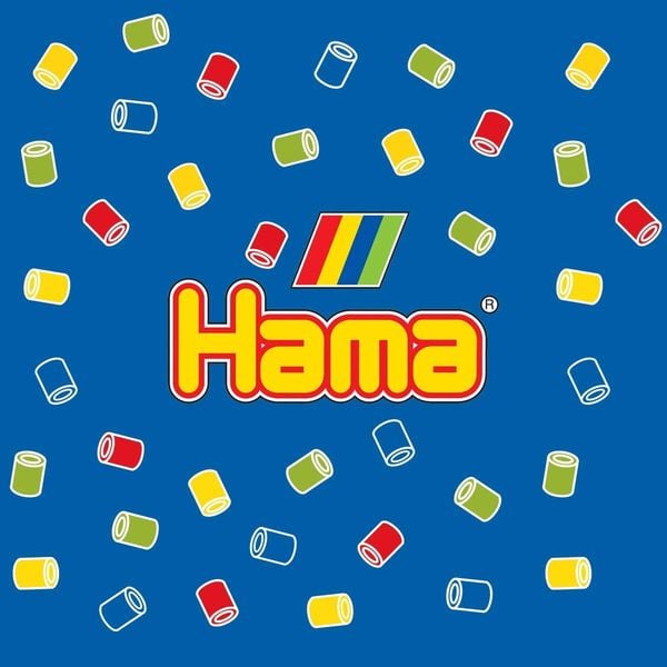 Hama 207-83 - Bügelperlen Midi, ca. 1000 Perlen in Petrol