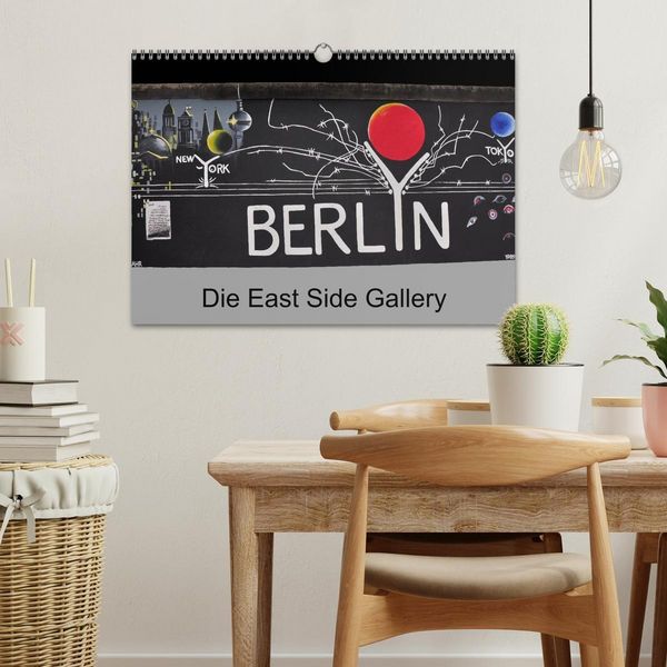 Produktbild: Berlin - Die East Side Gallery (Wandkalender 2026 DIN A3 quer), CALVENDO Monatskalender