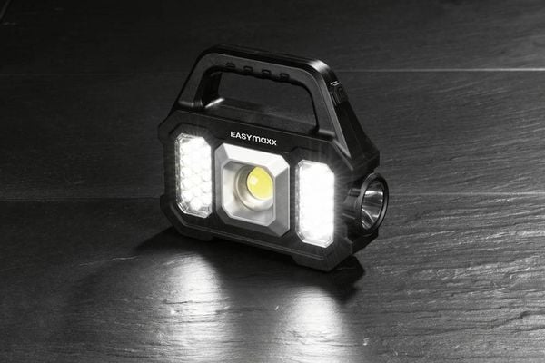 Produktbild: Easymaxx 12899 LED, COB LED Arbeitsleuchte akkubetrieben, solarbetrieben