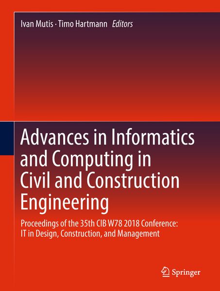 Produktbild: Advances in Informatics and Computing in Civil and Construction Engineering