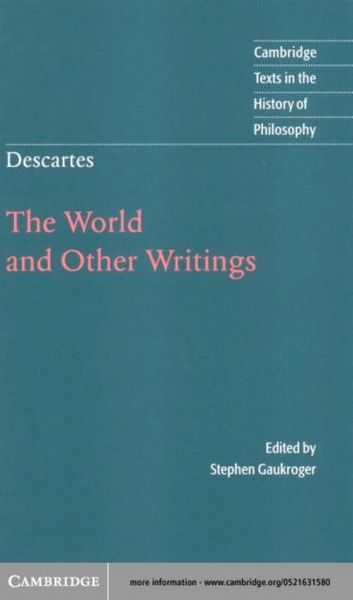 Produktbild: Descartes: The World and Other Writings