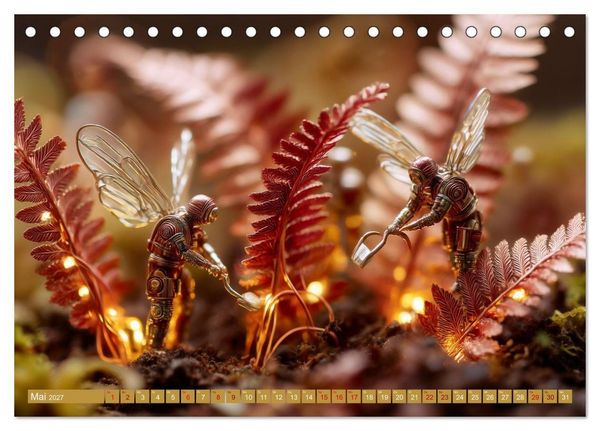 Produktbild: Fantastische Mikrowelten. Im Reich der Nanog&auml;rtner (Tischkalender 2027 DIN A5 quer), CALVENDO Monatskalender