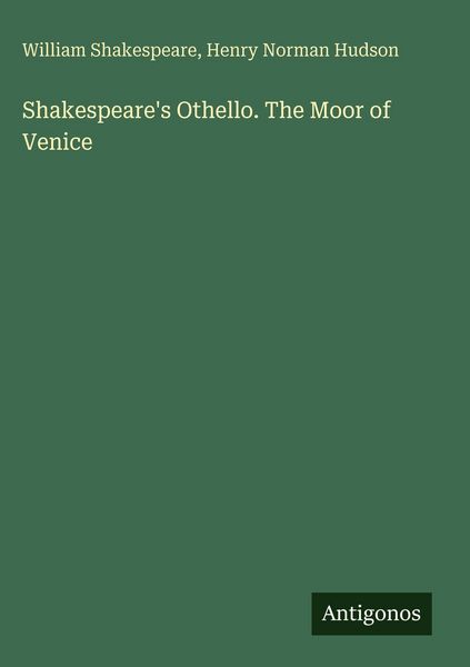 Produktbild: Shakespeare's Othello. The Moor of Venice