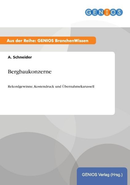 Produktbild: Bergbaukonzerne