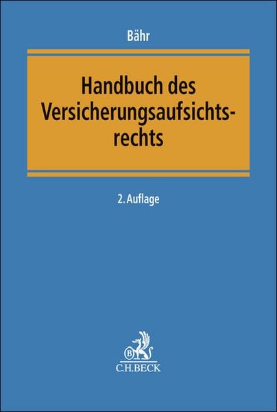 Produktbild: Handbuch des Versicherungsaufsichtsrechts