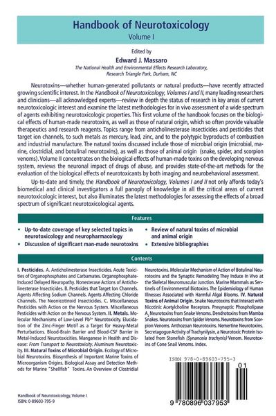 Produktbild: Handbook of Neurotoxicology