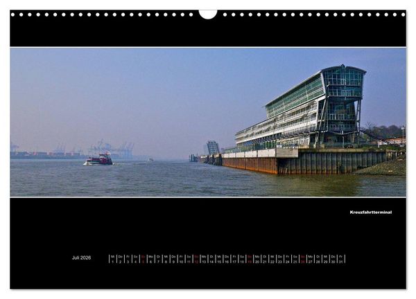 Produktbild: Hamburg Panoramen 2026 (Wandkalender 2026 DIN A3 quer), CALVENDO Monatskalender