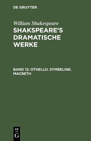 Produktbild: Othello. Symbeline. Macbeth