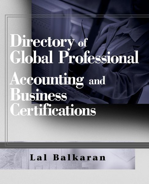 Produktbild: Directory of Global Professional Accounting and Business Certifications