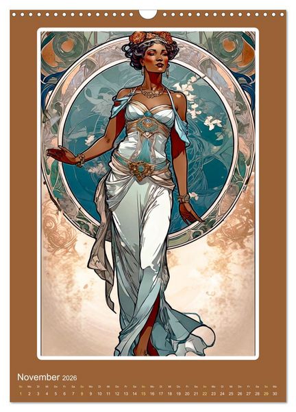 Produktbild: Illustrationskunst der Belle &Eacute;poque (Wandkalender 2026 DIN A3 hoch), CALVENDO Monatskalender