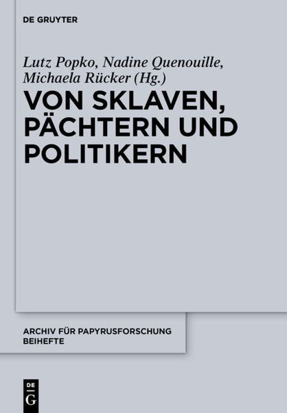Produktbild: Von Sklaven, P&auml;chtern und Politikern