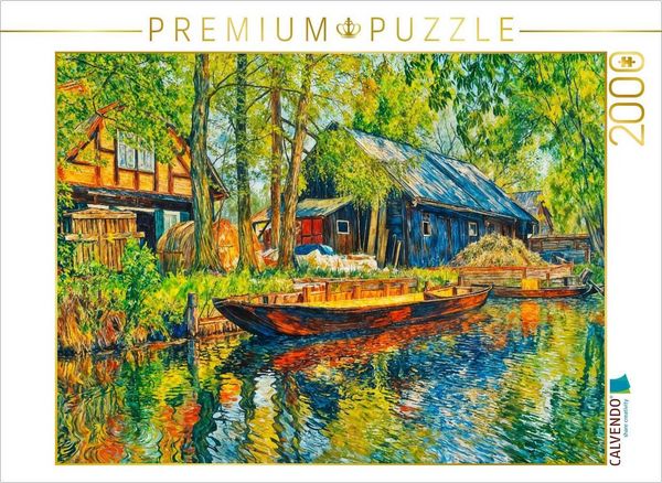 CALVENDO Puzzle Spreewald | 2000 Teile Lege-Größe 90 × 67 cm Foto-Puzzle für glückliche Stunden