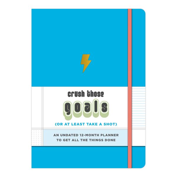 Produktbild: Crush Those Goals Undated Planner and Weekly Agenda Notebook