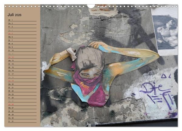 Produktbild: Street-Art Berlin (Wandkalender 2026 DIN A3 quer), CALVENDO Monatskalender