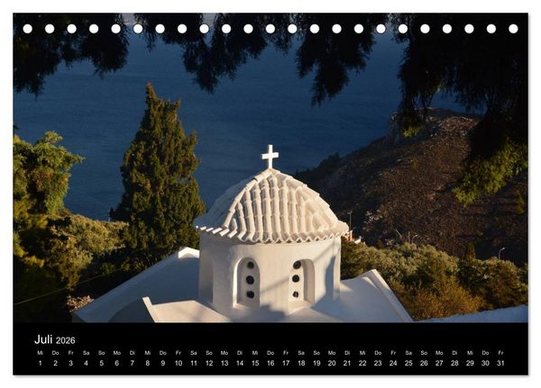 Produktbild: Dodekanes - Impressionen aus Kos, Kalymnos und Nisyros (Tischkalender 2026 DIN A5 quer), CALVENDO Monatskalender