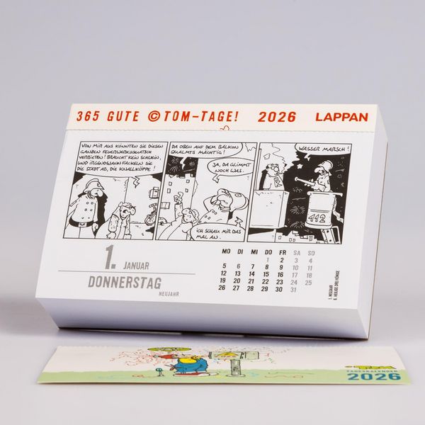 Produktbild: 365 GUTE ©TOM-TAGE! 2026: Tageskalender