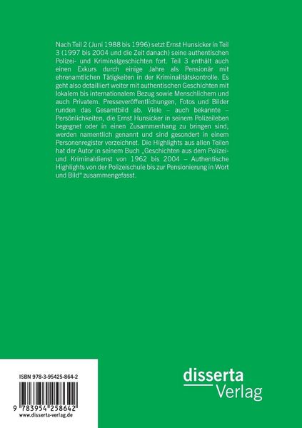 Produktbild: Geschichten aus dem Polizei- und Kriminaldienst von 1997 bis 2004: Authentisches in Wort und Bild &ndash; Teil 3