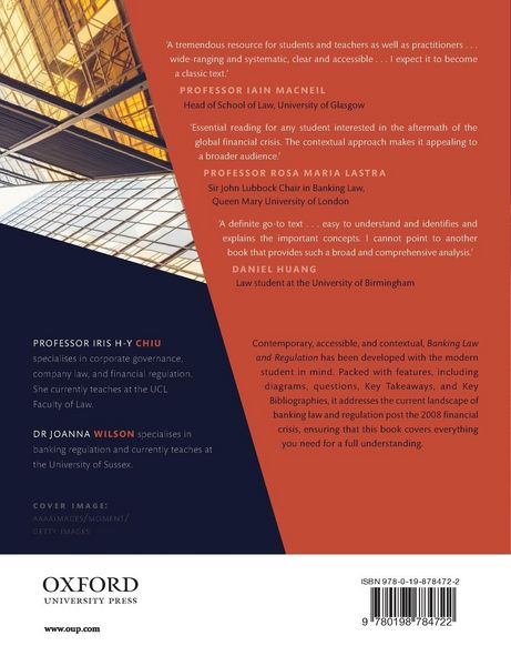 Produktbild: Banking Law and Regulation