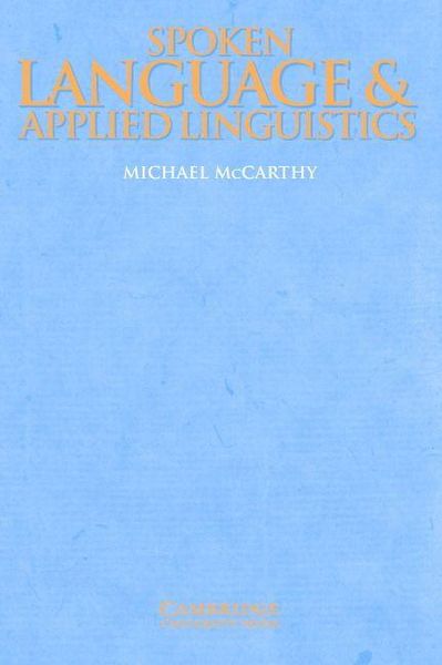 Produktbild: Spoken Language and Applied Linguistics