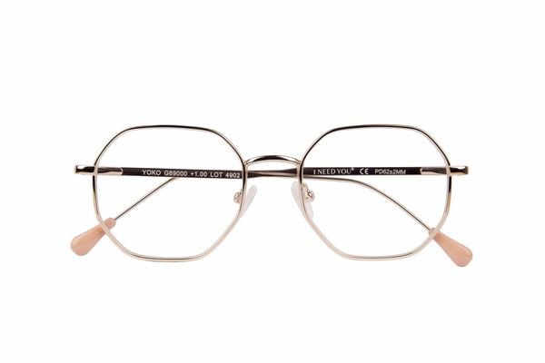 Produktbild: Lesebrille YOKO, gold, +1.00 dpt mit Etui