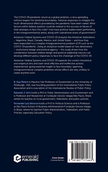Produktbild: American Federal Systems and COVID-19