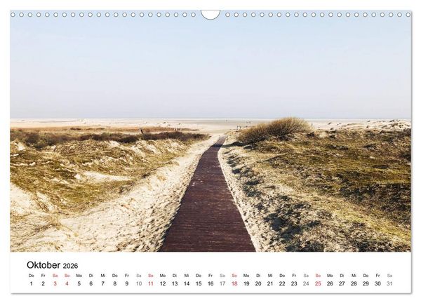 Produktbild: Borkum - Wo die Zeit still steht. (Wandkalender 2026 DIN A3 quer), CALVENDO Monatskalender