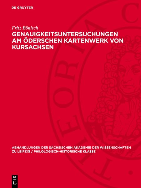Produktbild: Genauigkeitsuntersuchungen am &Ouml;derschen Kartenwerk von Kursachsen