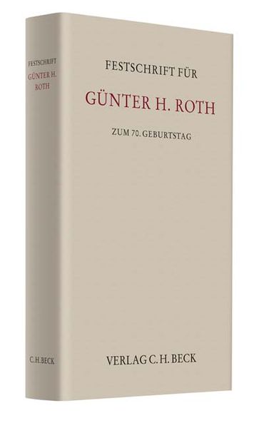 Produktbild: Festschrift f&uuml;r G&uuml;nther H. Roth zum 70. Geburtstag