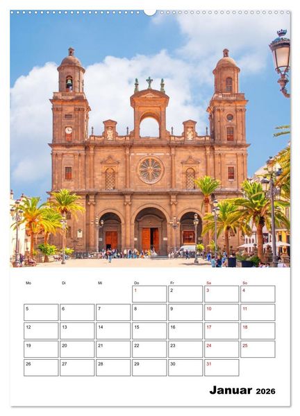 Produktbild: Las Palmas - ein traumhaftes Reiseziel (Wandkalender 2026 DIN A2 hoch), CALVENDO Monatskalender