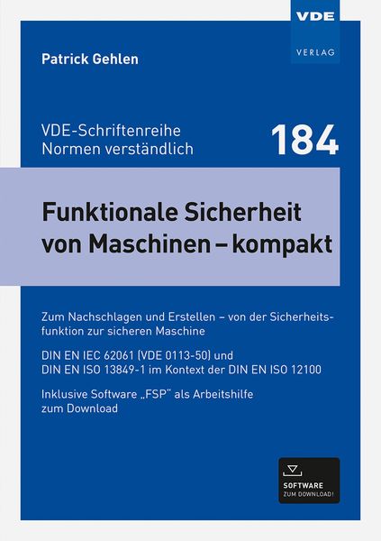 Produktbild: Funktionale Sicherheit von Maschinen &ndash; kompakt