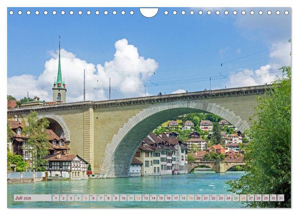 Produktbild: Br&uuml;cken im deutschsprachigen Raum (Wandkalender 2026 DIN A4 quer), CALVENDO Monatskalender