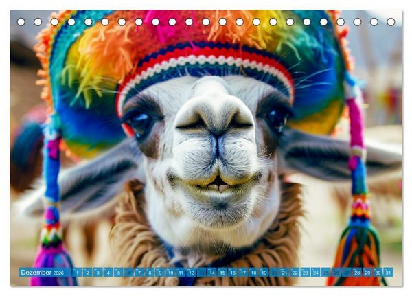 Produktbild: Witzige Tier-Selfies. Lustige Portraits aus der Tierwelt (Tischkalender 2026 DIN A5 quer), CALVENDO Monatskalender