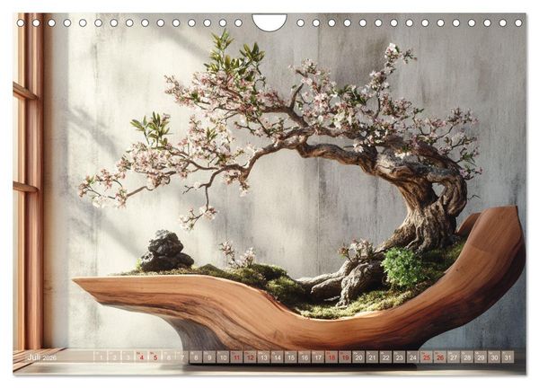 Produktbild: Bonsai, die formvollendete Kunst (Wandkalender 2026 DIN A4 quer), CALVENDO Monatskalender