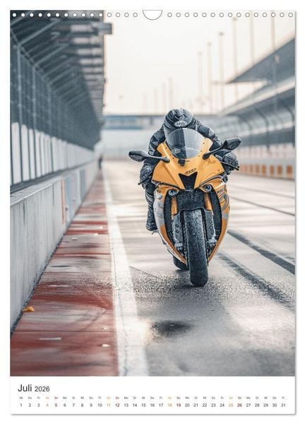 Produktbild: Motorradsport (Wandkalender 2026 DIN A3 hoch), CALVENDO Monatskalender