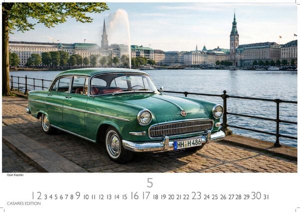 Produktbild: German Classic Cars Kalender 2027 &ndash; Wandkalender | Fotokalender Oldtimer 24x35 cm - deutsche Oldtimer - Meisterwerke deutscher Automobilgeschichte