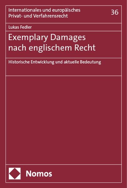 Produktbild: Exemplary Damages nach englischem Recht