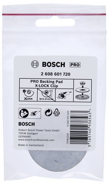 Produktbild: St&uuml;tzteller-Clip X-LOCK Bosch Accessories 2608601720