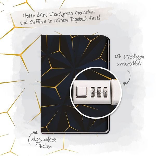 Produktbild: Trötsch Tagebuch mit Zahlenschloss Reflections