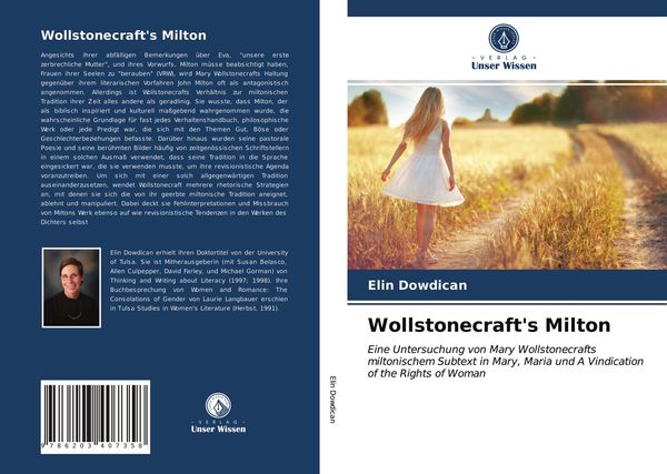 Produktbild: Dowdican, E: Wollstonecraft's Milton