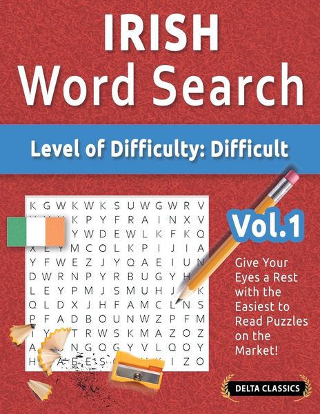 Produktbild: IRISH WORD SEARCH - LEVEL OF DIFFICULTY