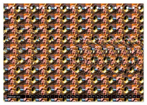 Produktbild: Magische Bilder - 3D Illusionen (Tischkalender 2026 DIN A5 quer), CALVENDO Monatskalender